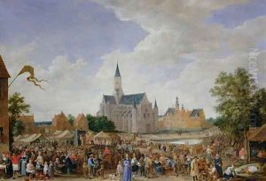 The Potters Fair at Ghent by David The Younger Teniers