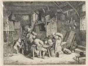 The Breakfast by Adriaen Jansz. Van Ostade