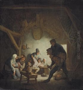 Boors Carousing In An Inn