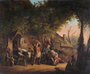 The Fatted Calf by Adriaen Jansz. Van Ostade
