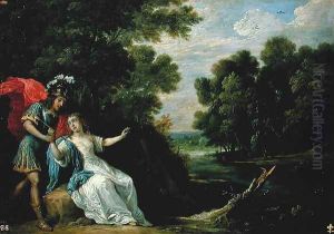 The Reconciliation of Rinaldo and Armida, 1836 by David The Younger Teniers