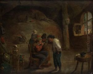Follower Of. Inscription On Versoostade by Adriaen Jansz. Van Ostade