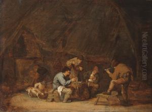 Interieur D'auberge by Adriaen Jansz. Van Ostade