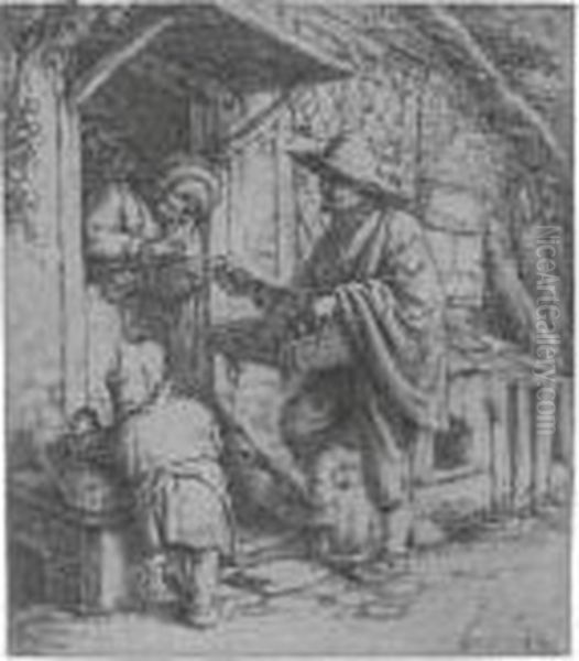 The Spectacle Seller (g., Holl. 29) - view 1
