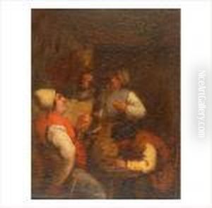 Scene De Tabagie by Adriaen Jansz. Van Ostade
