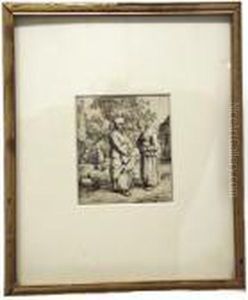 Due Chiacchierone by Adriaen Jansz. Van Ostade