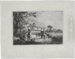 The Anglers (godefroy, Hollstein 26) by Adriaen Jansz. Van Ostade