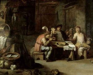 Interior of an Alehouse, c.1630s by David The Younger Teniers