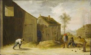 Peasants Playing Bowls Peasants Playing Bowls