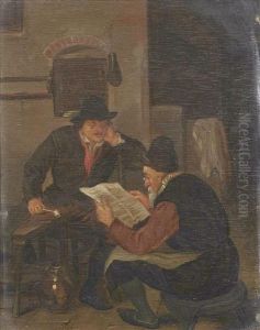 Kartercelter Vonboga; Zeitaings, A Pair by Adriaen Jansz. Van Ostade