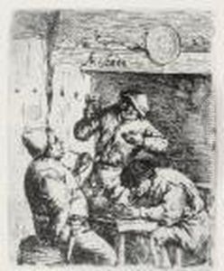 The Smoker And The Drinker (g., Holl. 13)