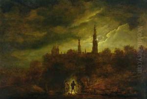 Moonlight Landscape by David The Younger Teniers