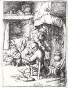 Pater Familias (g., Holl.33) by Adriaen Jansz. Van Ostade