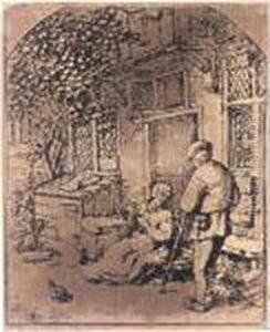 The Woman Winding Upon A Reel (g., Holl.25)