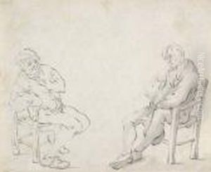 Two Seated Men