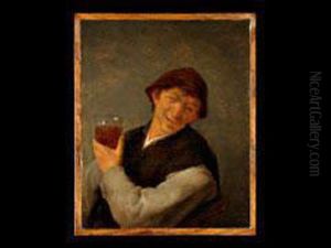 Trinkender Bauer by Adriaen Jansz. Van Ostade