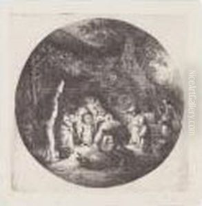 The Pigkillers (g., Holl.41) by Adriaen Jansz. Van Ostade