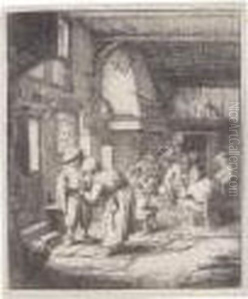 The Peasant Settling His Debt (g., Holl.42) - view 1