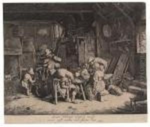 Two Etchings.
The Dance In The Inn by Adriaen Jansz. Van Ostade