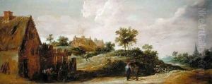 Peasants Talking on a Path