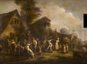 Rejouissance Villageoise by Isaack Jansz. van Ostade