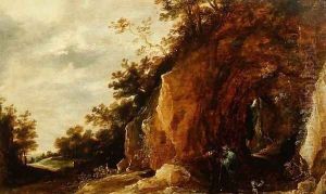 Landscape with Travellers 2 by David The Younger Teniers