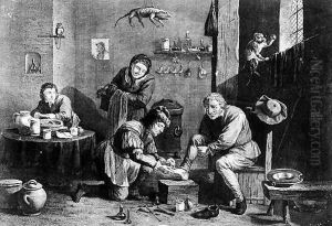 The Country Surgeon, engraved by Thomas Major 1714-99 1747 by David The Younger Teniers