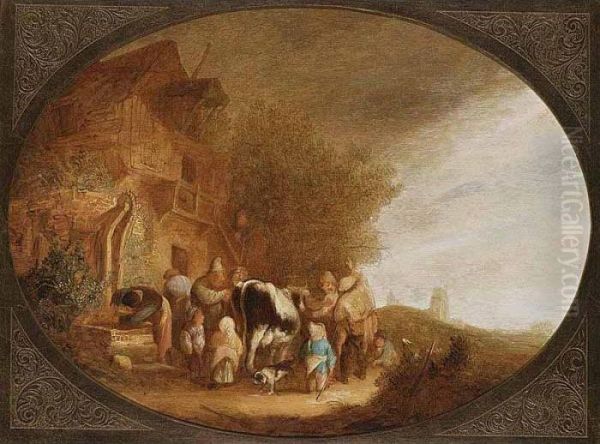 Wheeler-dealers Near An Inn - view 1