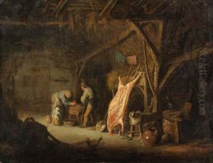 Peasants In A Barn