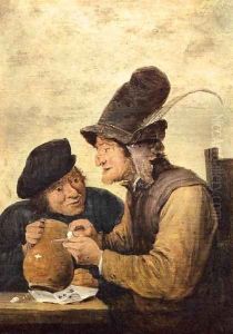 Two Drunkards by David The Younger Teniers
