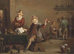 A quack at work in an inn