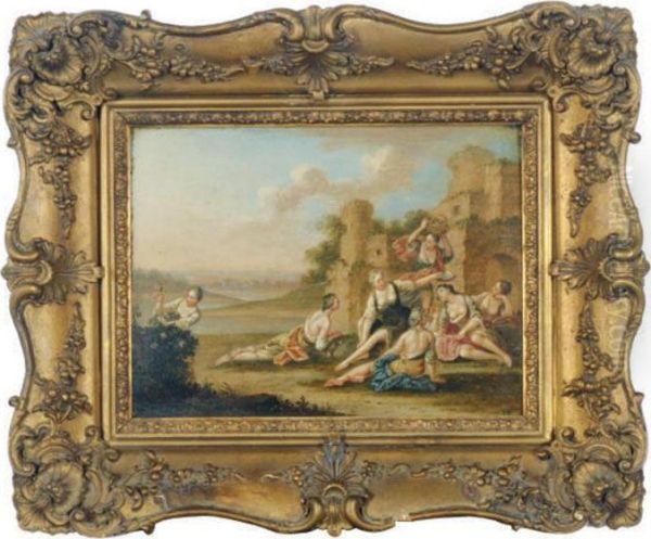 Diana And Her Nymphs by Cornelis Van Poelenburch
