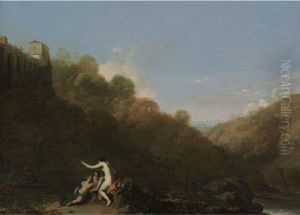 Landscape With Diana And The Nymphs by Cornelis Van Poelenburch
