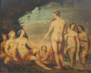 The Toilet Of Venus by Cornelis Van Poelenburch