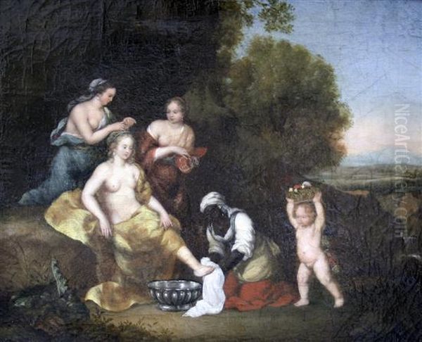 The Toilet Of Venus Collectie Goudstikker Label Verso - view 1
