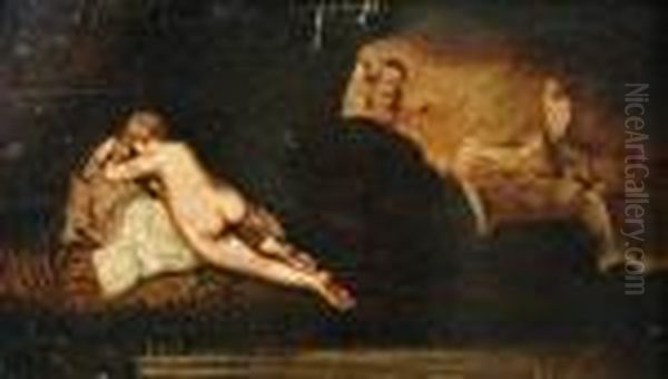 Venus And A Satyr: An Allegory Of Chastity Overcome Bylust - view 1