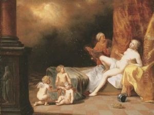 Danae by Cornelis Van Poelenburch