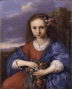 Portrait Of A Girl As Flora