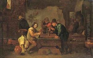 The backgammon players