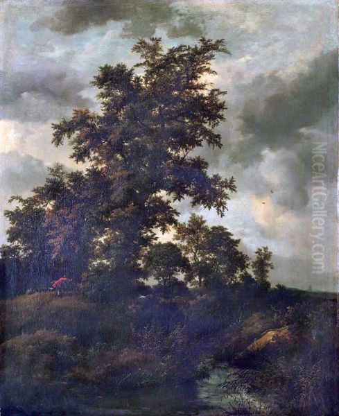 Chasseurs Dans Un Paysage Boise - view 1