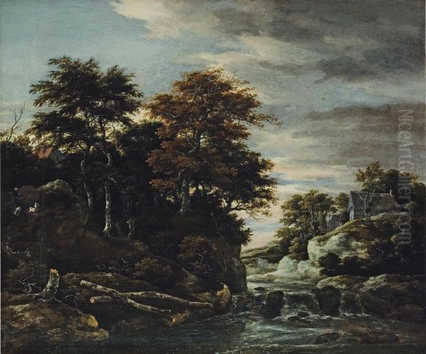 Landschaft Mit Wasserfall - view 1