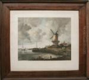 Paisaje Holandes Con Molino by Jacob Van Ruisdael