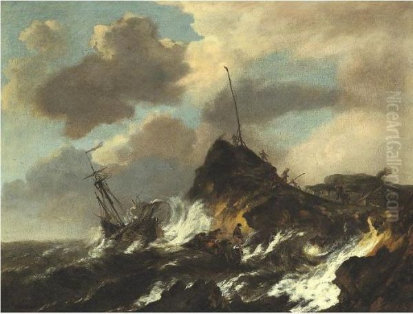 Stormy Seascape - view 1