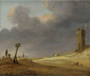 A Dune Landscape by Salomon van Ruysdael