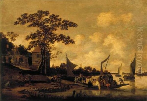 Bustling Ferry Landing - view 1
