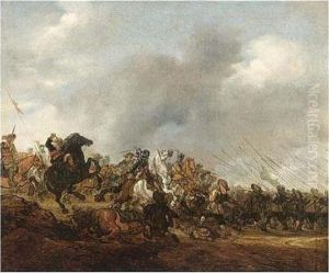 A Cavalry Battle Scene