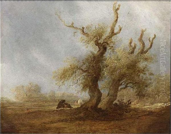 A Wooded Landscape With - view 1