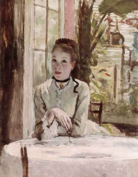 A Woman In An Elegant Interior - view 1
