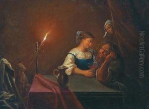 Dalla Mezzana by Godfried Schalcken