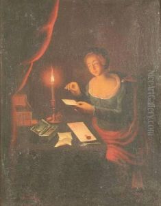 Briefeschreibende Dame